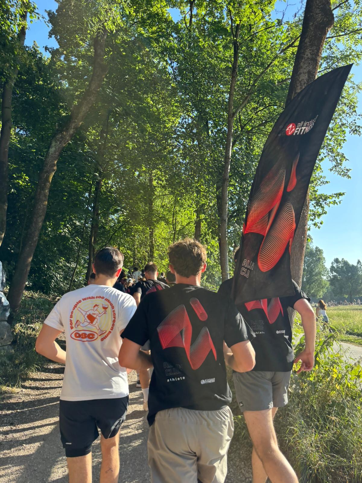 On the way, flag first.
