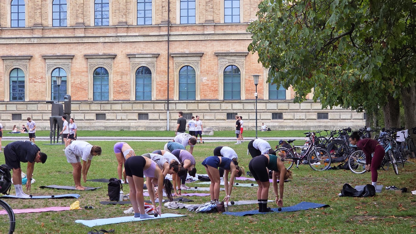 Forward fold. The moment everyone found out how tight their hamstrings really are.