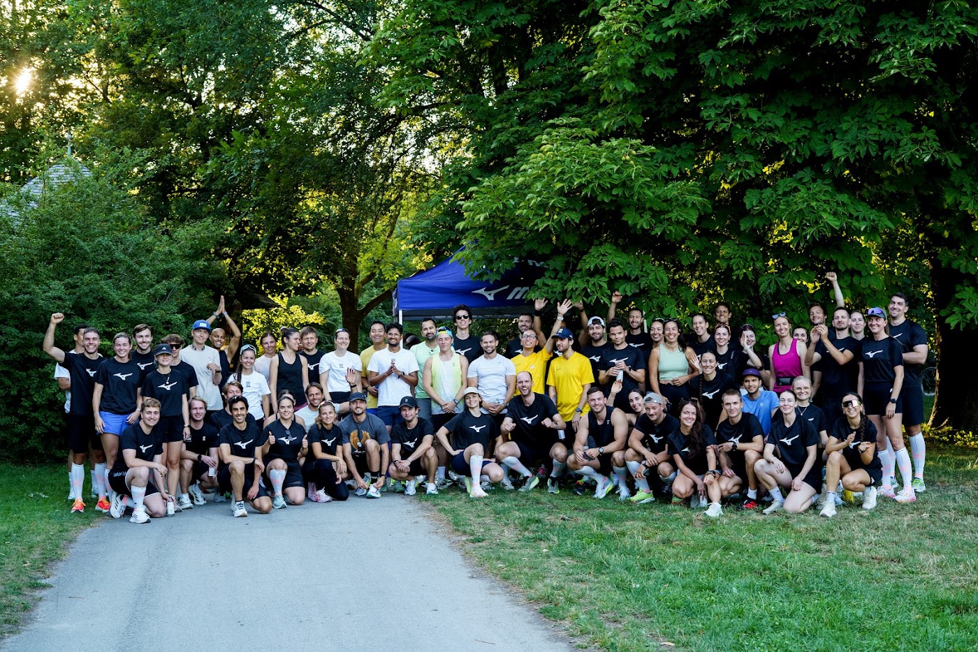 Everyone who showed up on a warm Tuesday evening to find out what shape they were in.