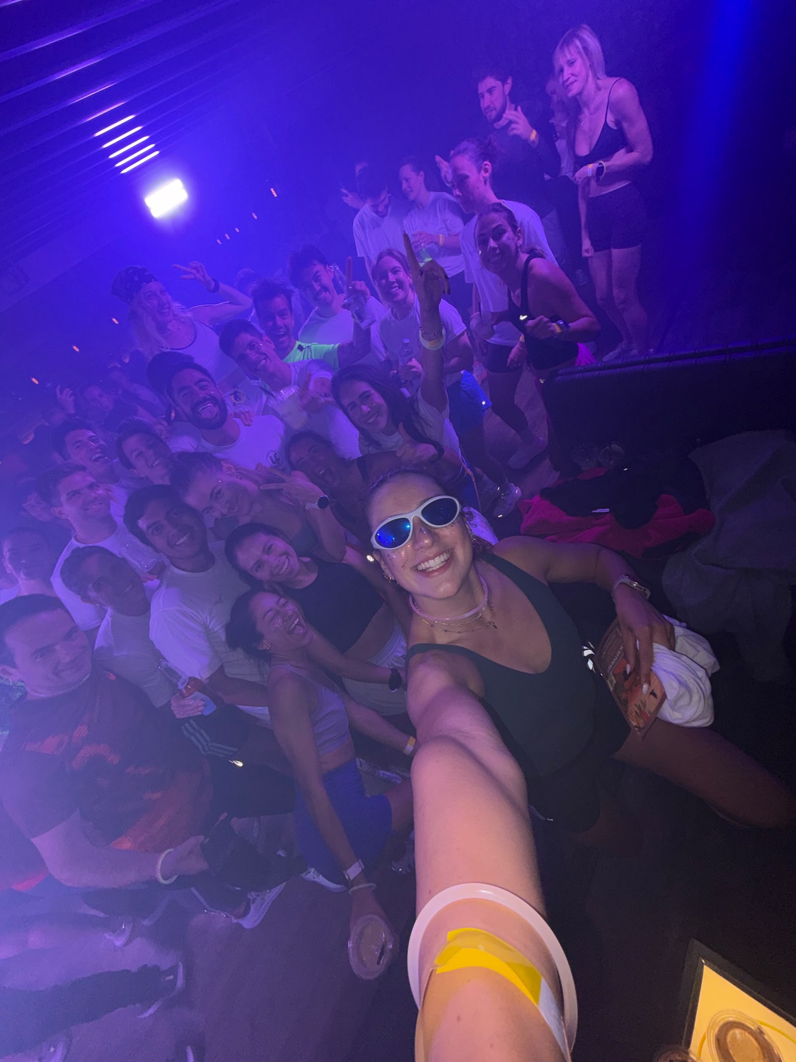 The view from the middle of the dance floor.